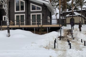 Винтовые сваи в Великом Новгороде